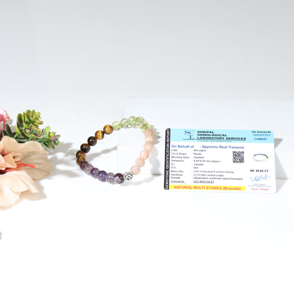 Leo Zodiac Stone Bracelet: Radiance and Strength – Spyronix