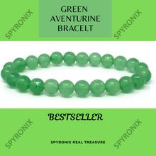 Certified Green Aventurine Natural Stone Bracelet 8mm