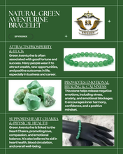 Certified Green Aventurine Natural Stone Bracelet 8mm