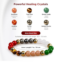 Certified Dhan Vridhi Natural Stone Bracelet 8MM