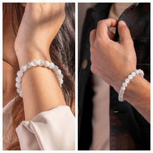 Certified Selenite Natural Stone Bracelet 8mm